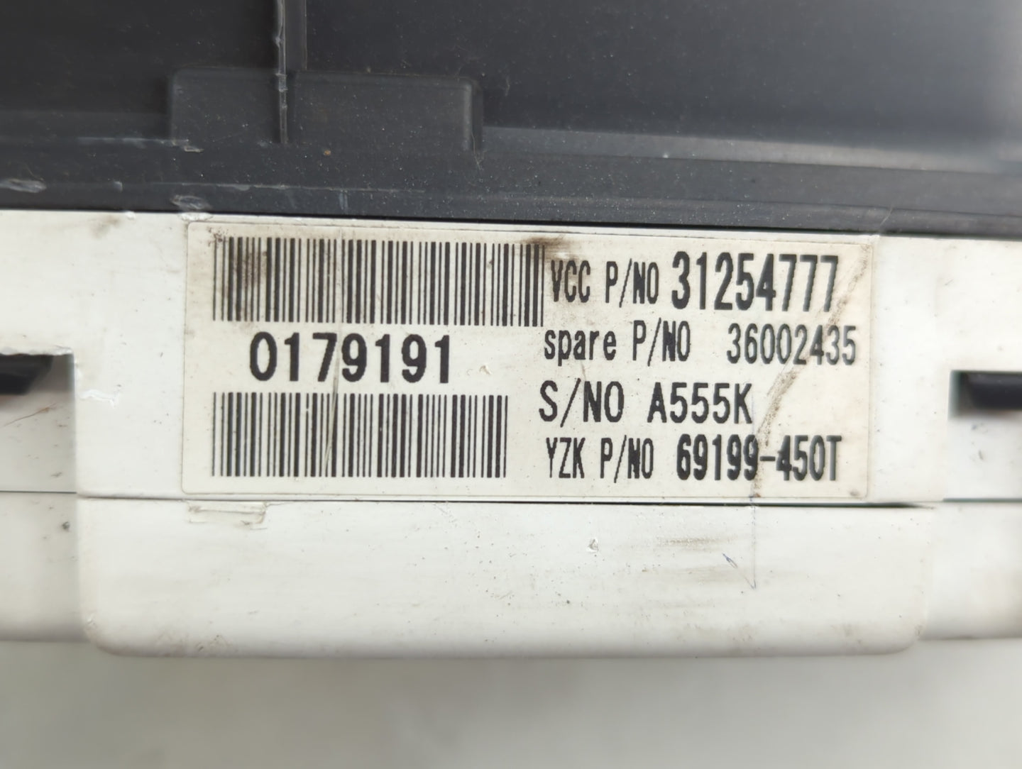 2008 Volvo V40 Instrument Cluster Speedometer Gauges P/N:36002435 31254777 Fits Fits 2009 2010 2011 2012 2013 OEM Used Auto 