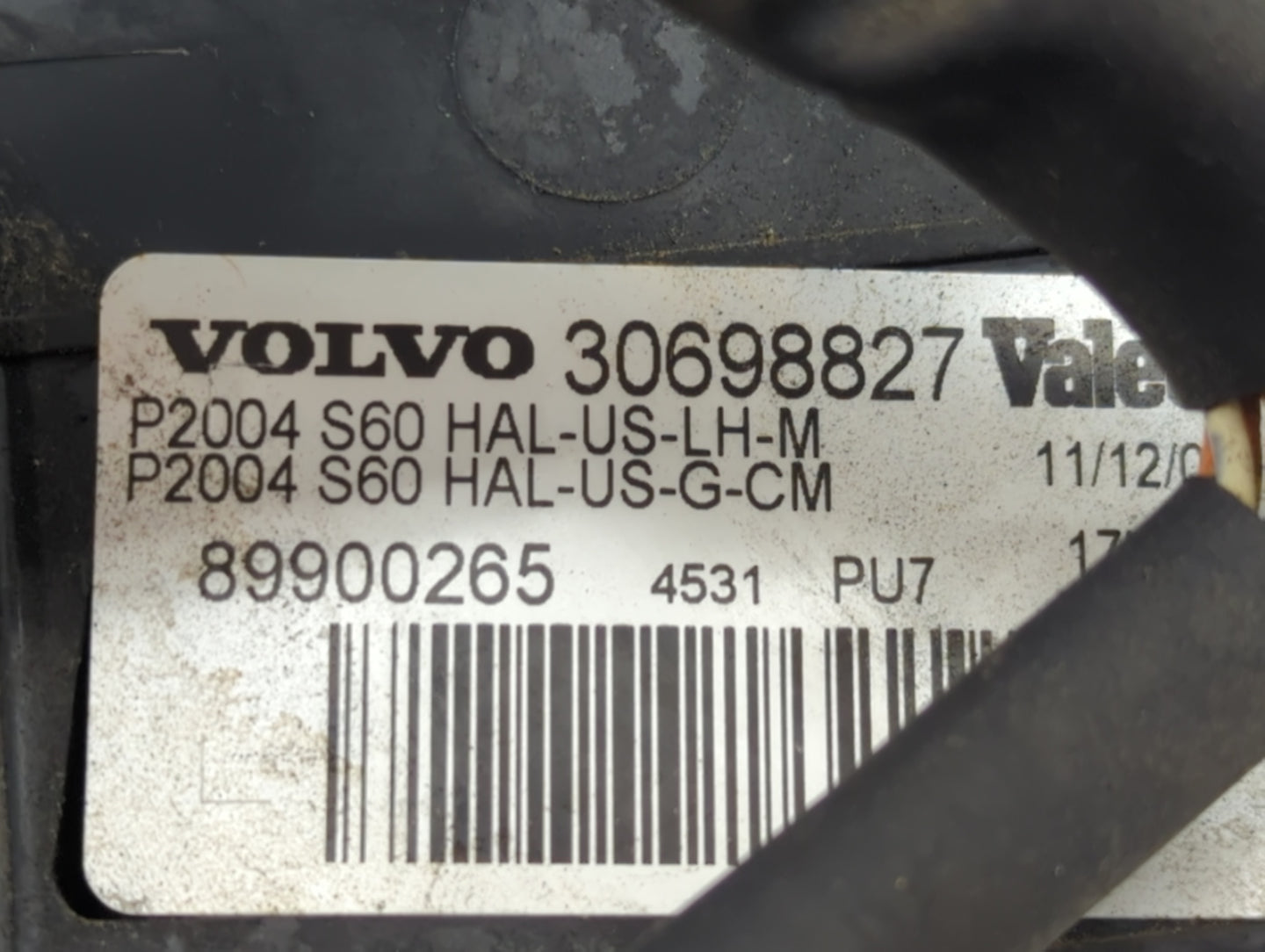 Volvo V60 Driver Left Oem Head Light Headlight Lamp - Oemusedautoparts1.com