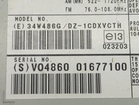 2008-2010 Volvo V70 Radio AM FM Cd Player Receiver Replacement Fits Fits 2007 2008 2009 2010 OEM Used Auto Parts - Oemusedau