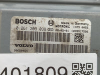 2008 Volvo V70 PCM Engine Control Computer ECU ECM PCU OEM P/N:279700-9300 0 261 209 038 Fits OEM Used Auto Parts - Oemuseda