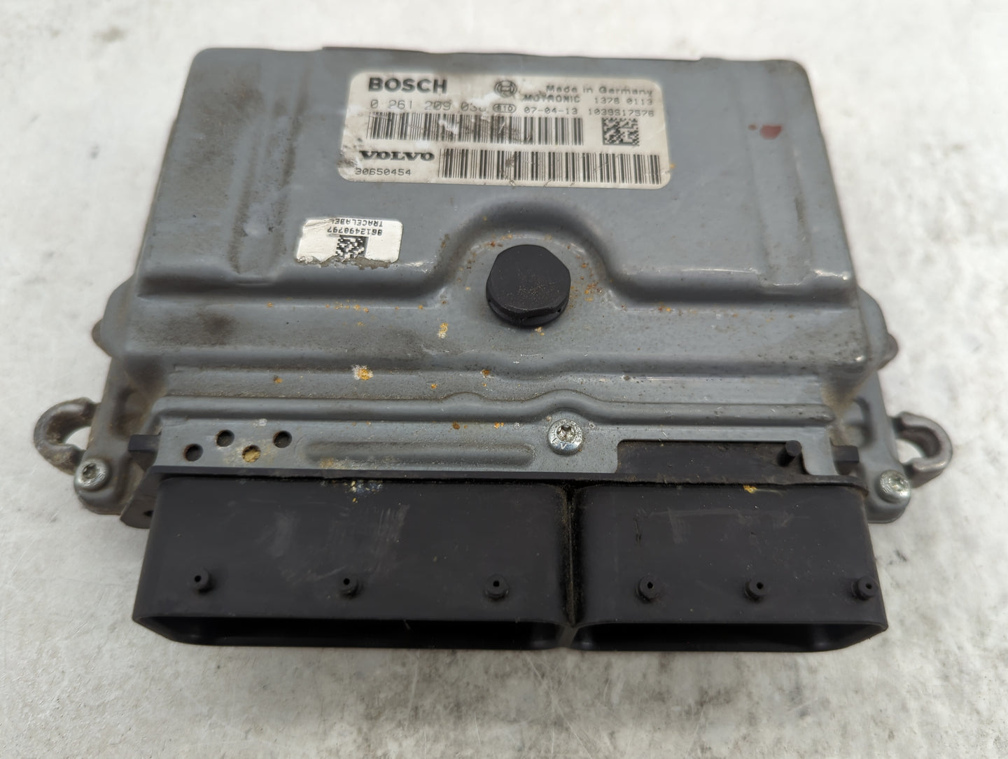 2008 Volvo Volvo40 PCM Engine Control Computer ECU ECM PCU OEM P/N:0261209038 30650454, 1376 0113 Fits OEM Used Auto Parts -