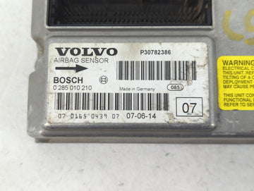 2008 Volvo Xc90 Srs Safety Restraint System Module P30782386|0285010210