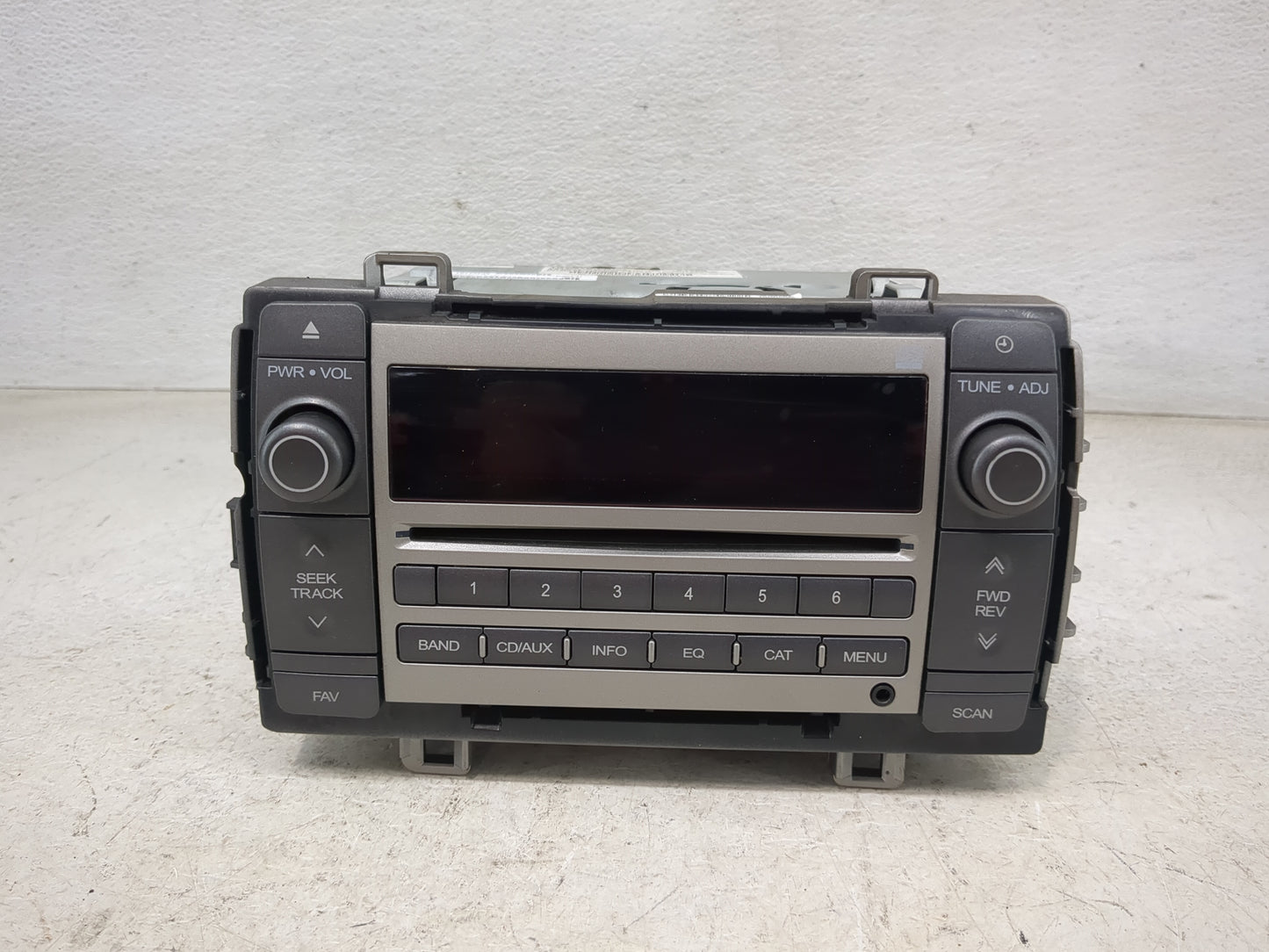 2009 Vibe Radio AM FM Cd Player Receiver Replacement Fits Fits 2010 OEM Used Auto Parts - Oemusedautoparts1.com