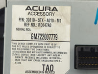 2007-2009 Acura Mdx Radio AM FM Cd Player Receiver Replacement P/N:39810-STX-A010-M1 Fits Fits 2007 2008 2009 OEM Used Auto 