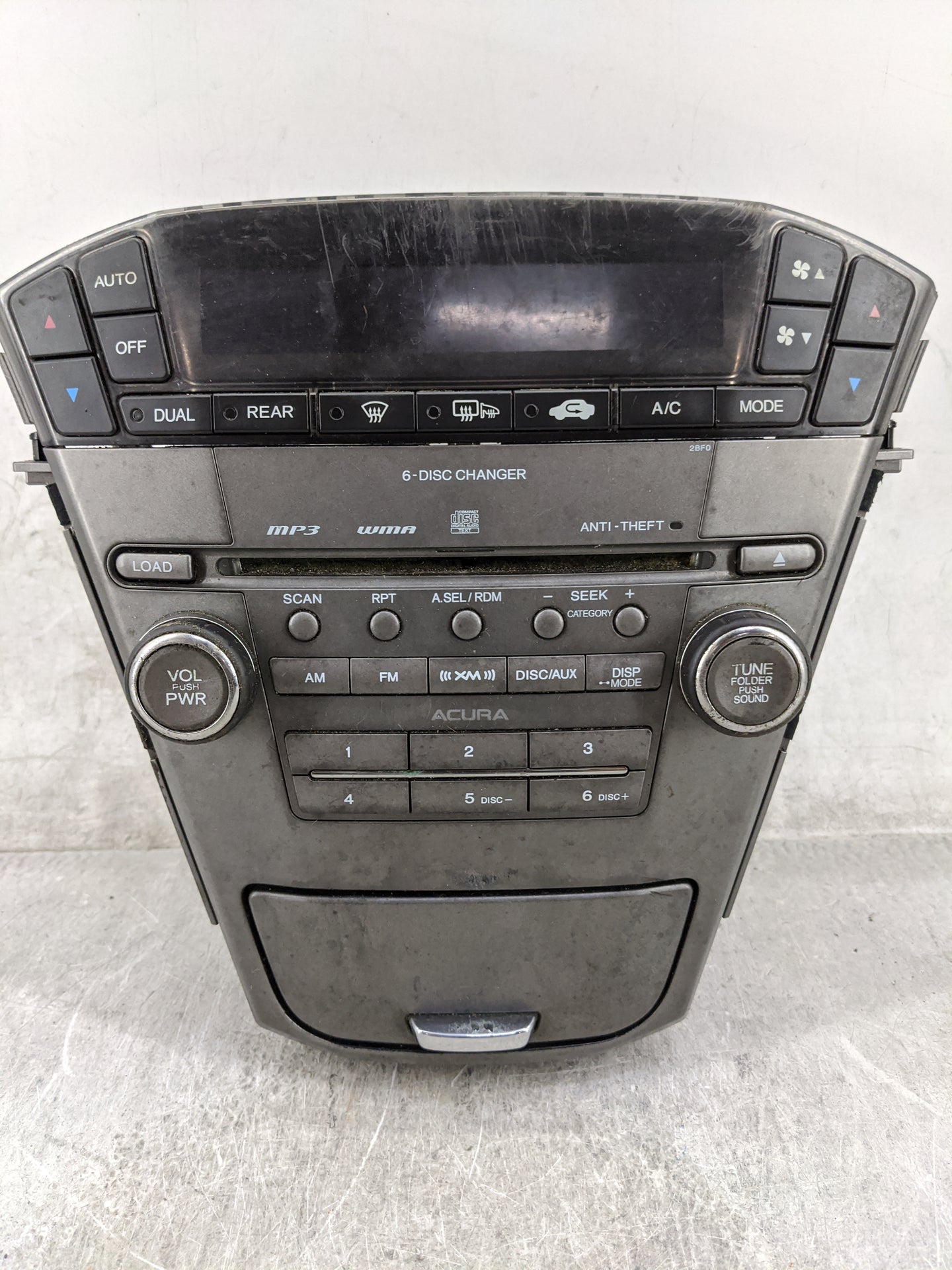 2007-2009 Acura Mdx Radio AM FM Cd Player Receiver Replacement P/N:39101-STX-A060-M1 MN837AO Fits Fits 2007 2008 2009 OEM Us