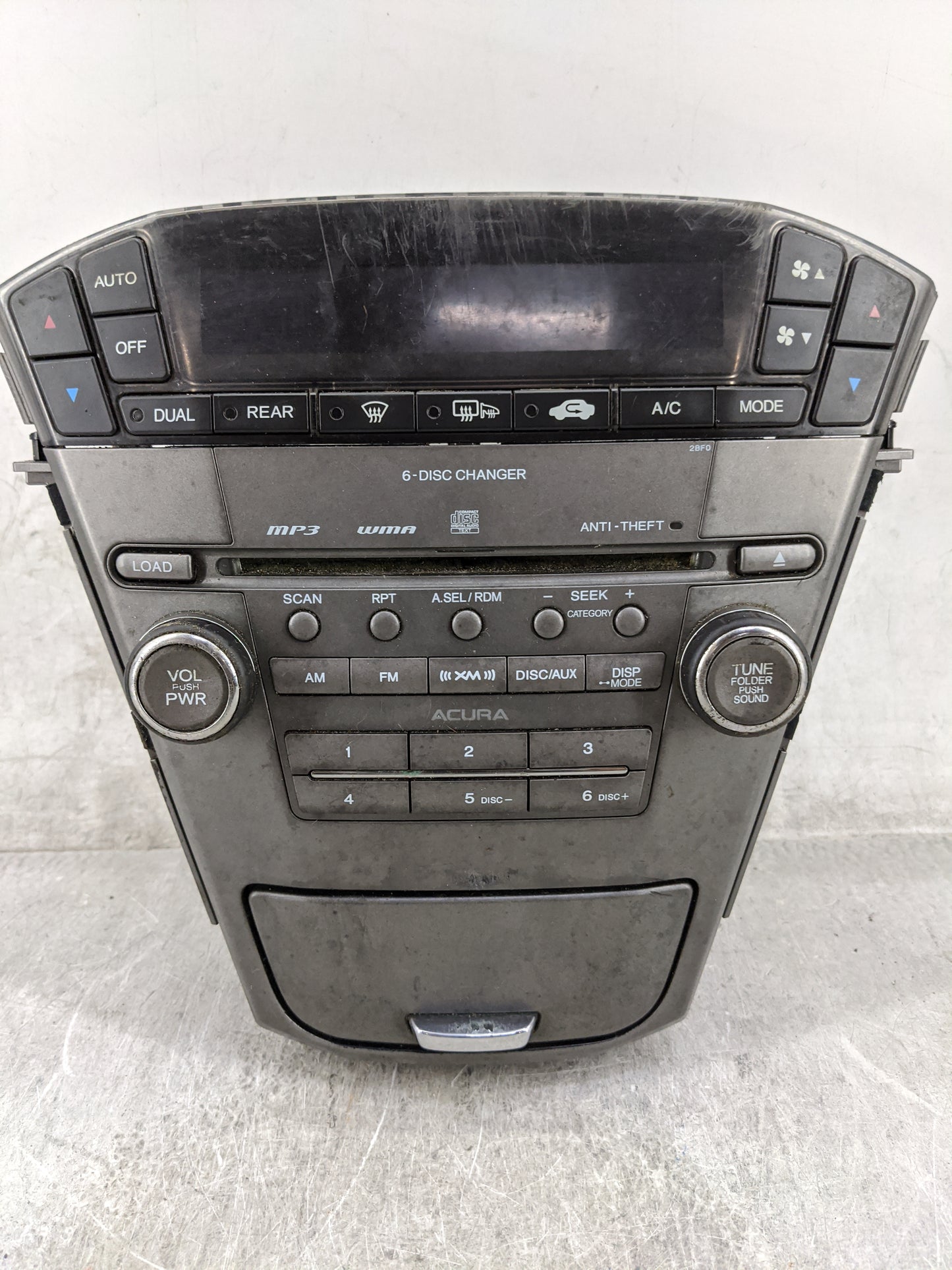 2007-2009 Acura Mdx Radio AM FM Cd Player Receiver Replacement P/N:39101-STX-A060-M1 MN837AO Fits Fits 2007 2008 2009 OEM Us