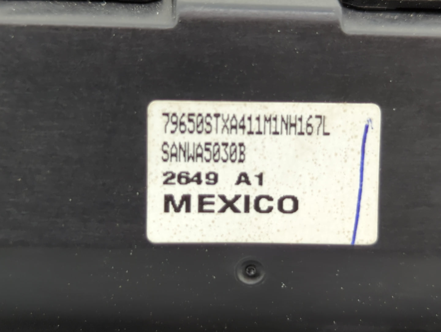 2007-2009 Acura Mdx Climate Control Module Temperature AC/Heater Replacement P/N:79650-STX-A411-M1 Fits Fits 2007 2008 2009 