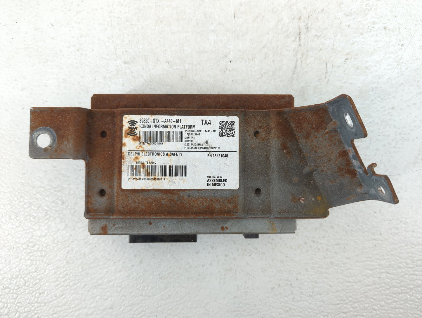 2007-2009 Acura Mdx Radio AM FM Cd Player Receiver Replacement P/N:39820-STX-A440-M1 Fits Fits 2007 2008 2009 OEM Used Auto 