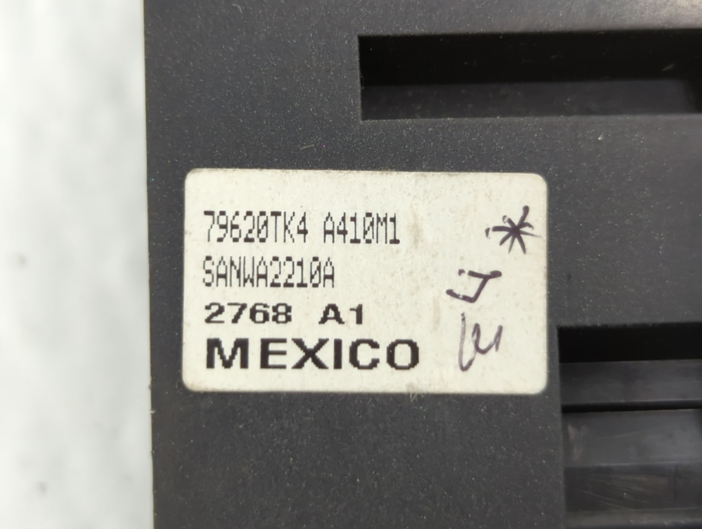 2009-2014 Acura Tl Climate Control Module Temperature AC/Heater Replacement P/N:79620TK4 A410M1 Fits OEM Used Auto Parts - O