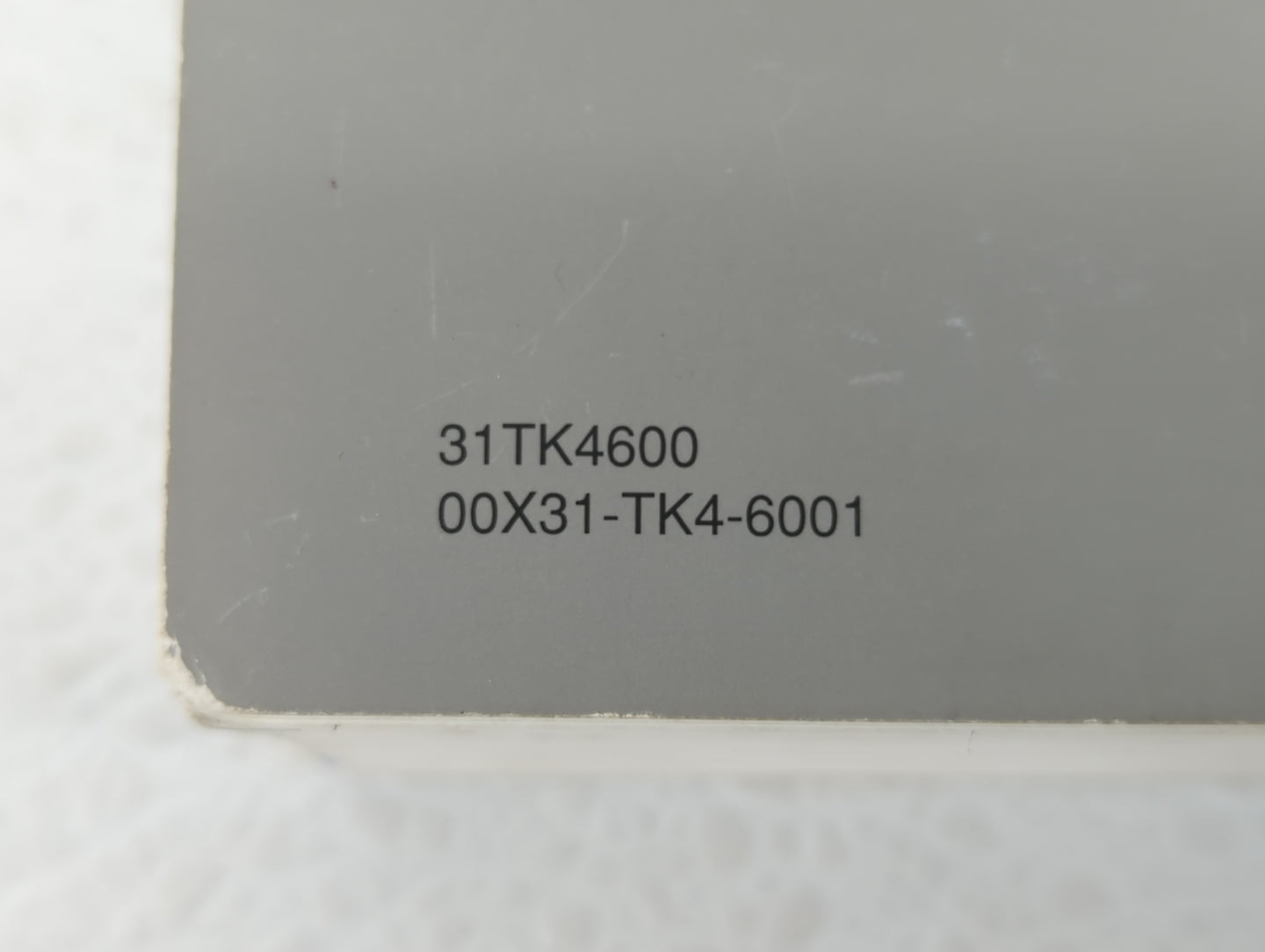 2009 Acura Tl Owners Manual Book Guide P/N:31TK4600 00X31-TK4-6001 OEM Used Auto Parts - Oemusedautoparts1.com