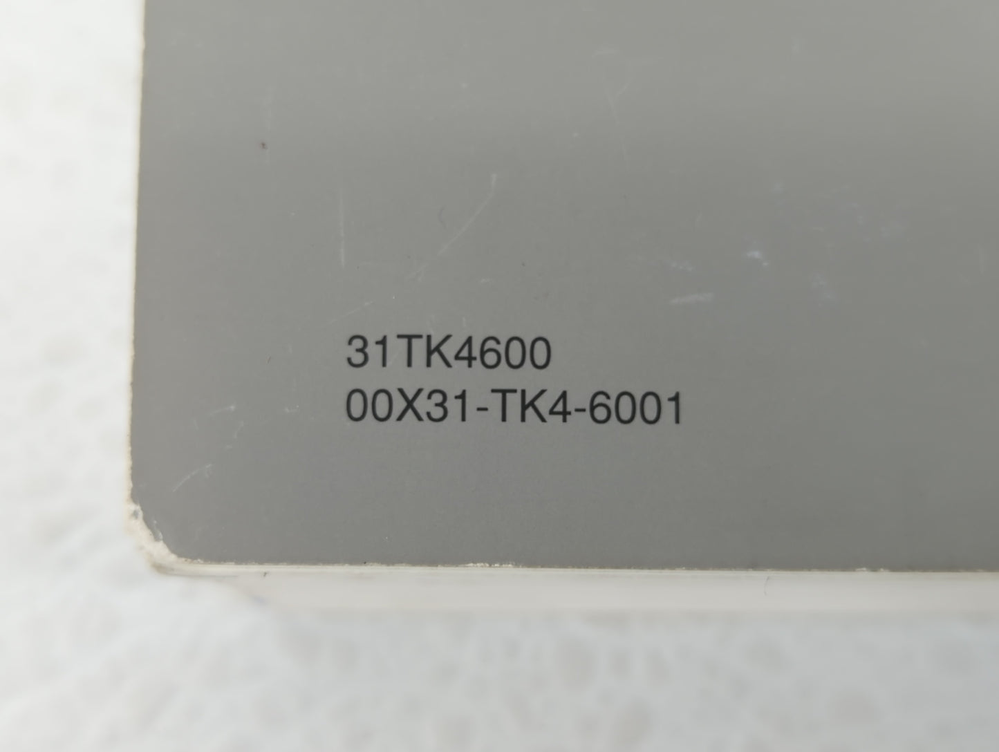 2009 Acura Tl Owners Manual Book Guide P/N:31TK4600 00X31-TK4-6001 OEM Used Auto Parts - Oemusedautoparts1.com