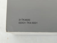 2009 Acura Tl Owners Manual Book Guide P/N:31TK4600 00X31-TK4-6001 OEM Used Auto Parts - Oemusedautoparts1.com