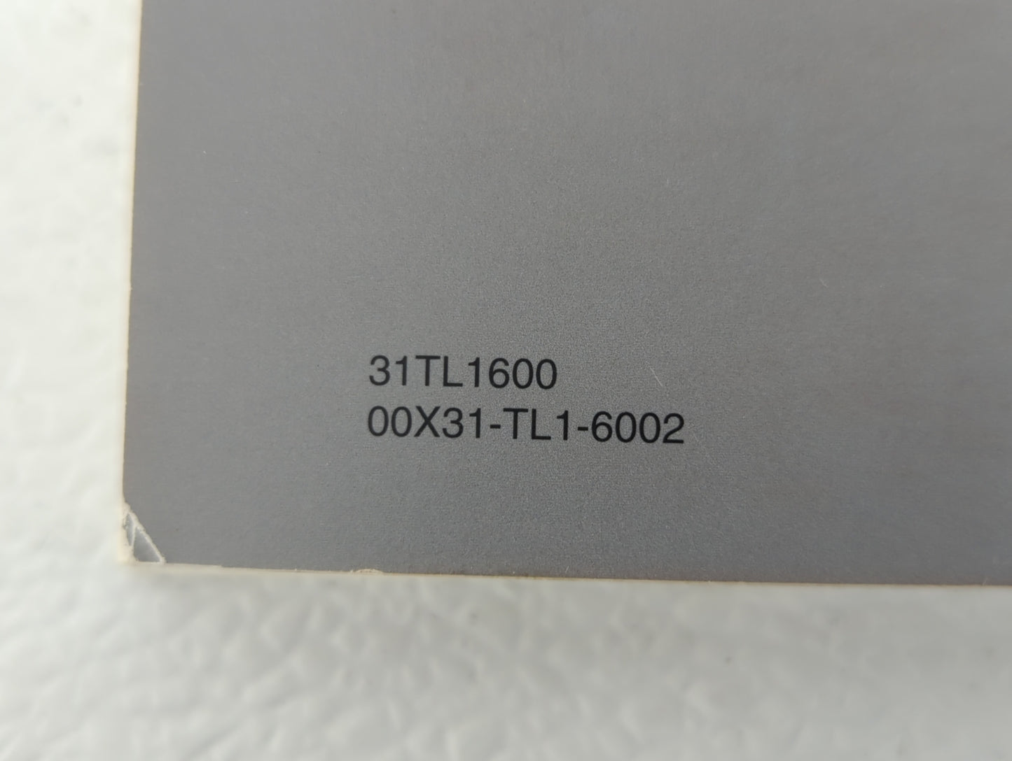 2009 Acura Tsx Owners Manual Book Guide OEM Used Auto Parts - Oemusedautoparts1.com