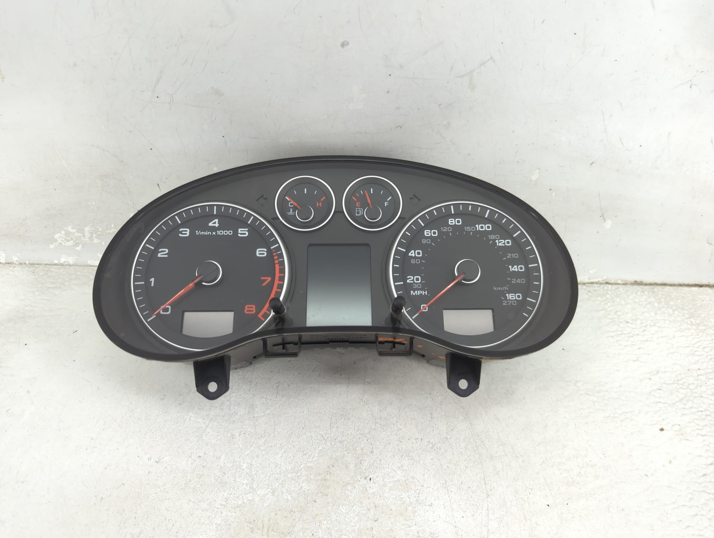 2009-2010 Audi A3 Instrument Cluster Speedometer Gauges P/N:8P0920982G Miles:98K Fits Fits 2009 2010 OEM Used Auto Parts - O
