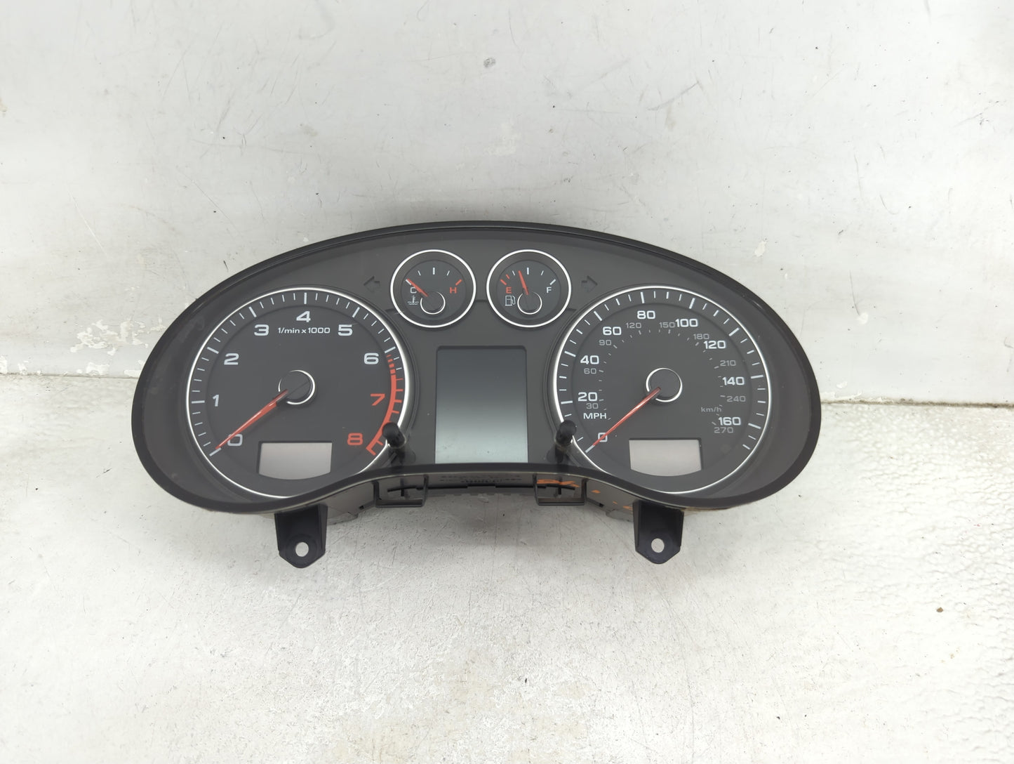 2009-2010 Audi A3 Instrument Cluster Speedometer Gauges P/N:8P0920982G Miles:98K Fits Fits 2009 2010 OEM Used Auto Parts - O