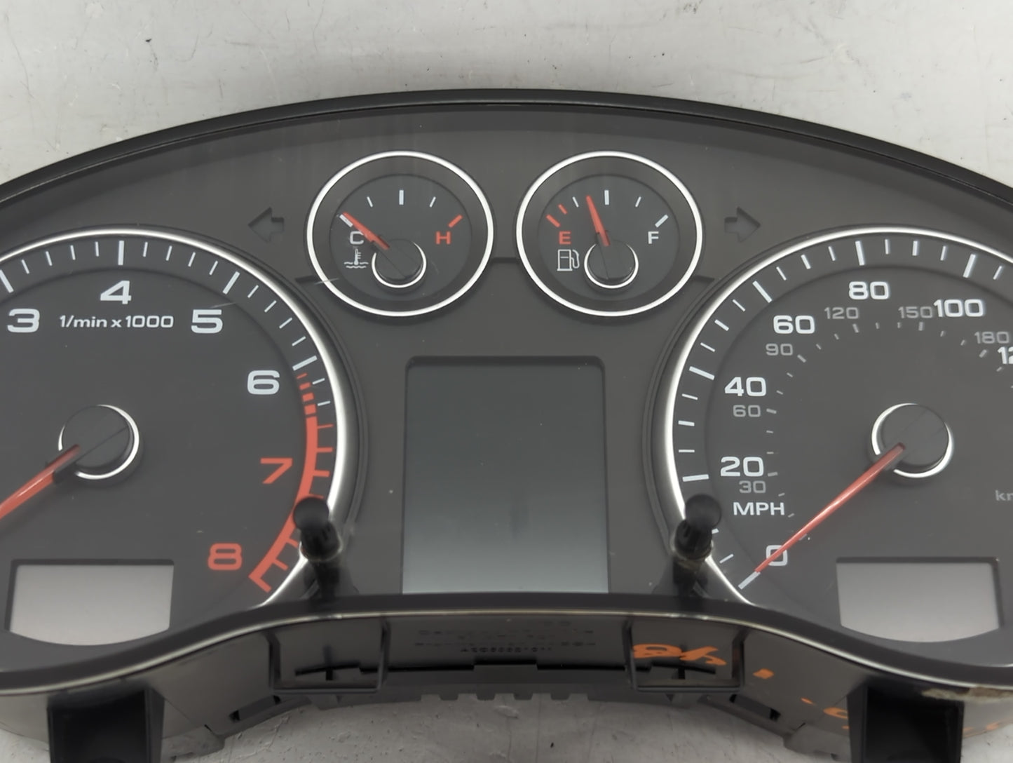 2009-2010 Audi A3 Instrument Cluster Speedometer Gauges P/N:8P0920982G Miles:98K Fits Fits 2009 2010 OEM Used Auto Parts - O