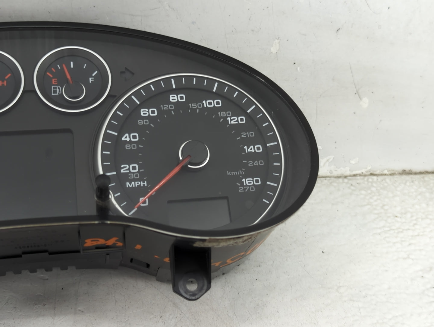 2009-2010 Audi A3 Instrument Cluster Speedometer Gauges P/N:8P0920982G Miles:98K Fits Fits 2009 2010 OEM Used Auto Parts - O