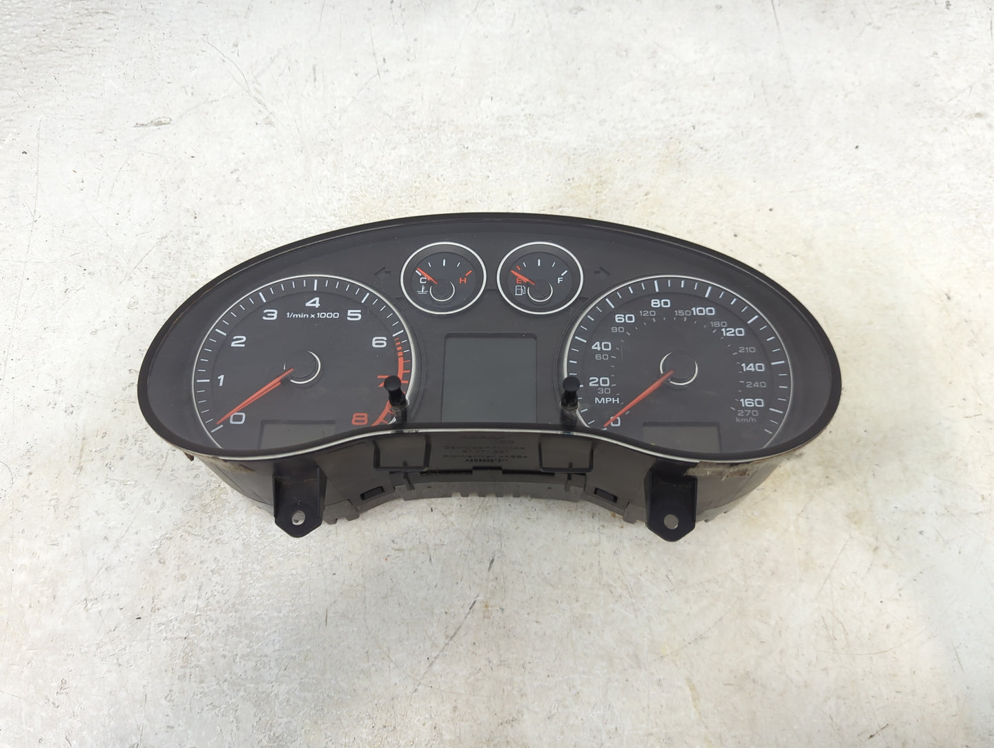 2009-2010 Audi A3 Instrument Cluster Speedometer Gauges P/N:8P0920982G Miles: Fits Fits 2009 2010 OEM Used Auto Parts - Oemu