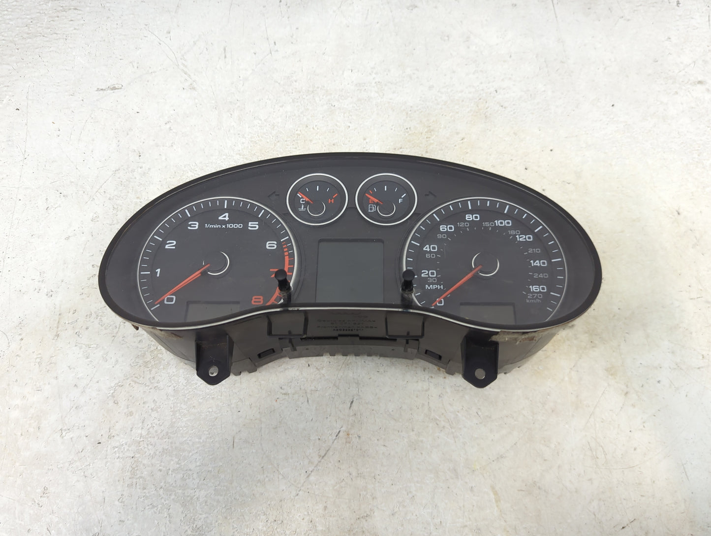2009-2010 Audi A3 Instrument Cluster Speedometer Gauges P/N:8P0920982G Miles: Fits Fits 2009 2010 OEM Used Auto Parts - Oemu