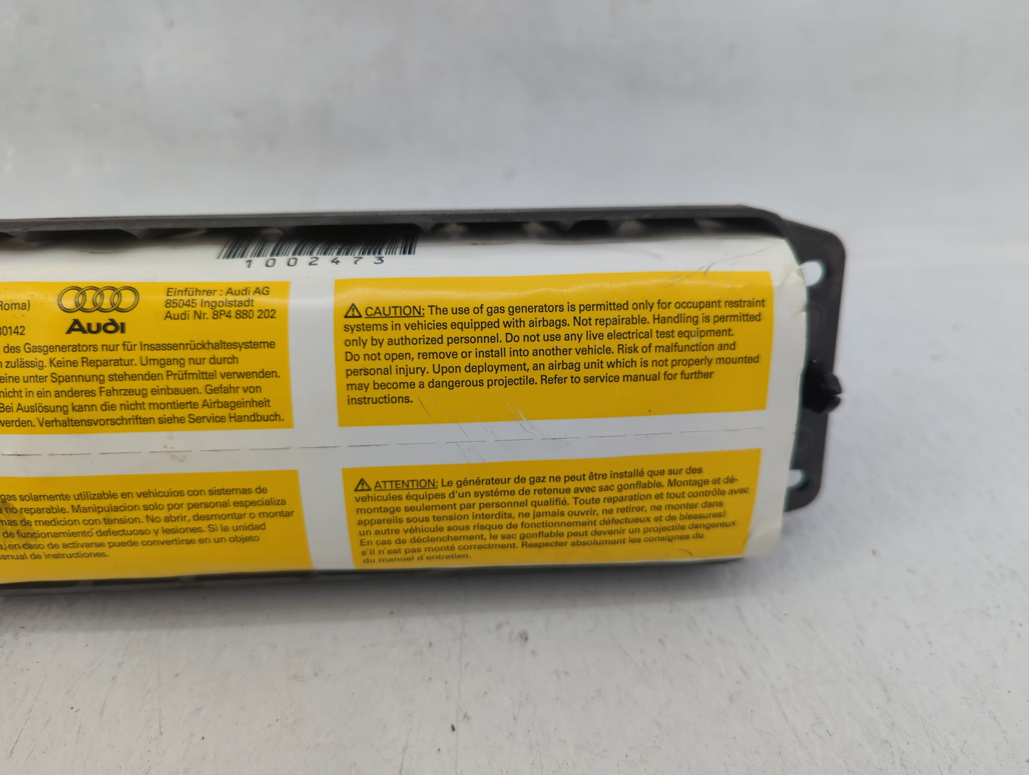 2009-2013 Audi A3 Air Bag Passenger Right Dashboard Oem - Oemusedautoparts1.com