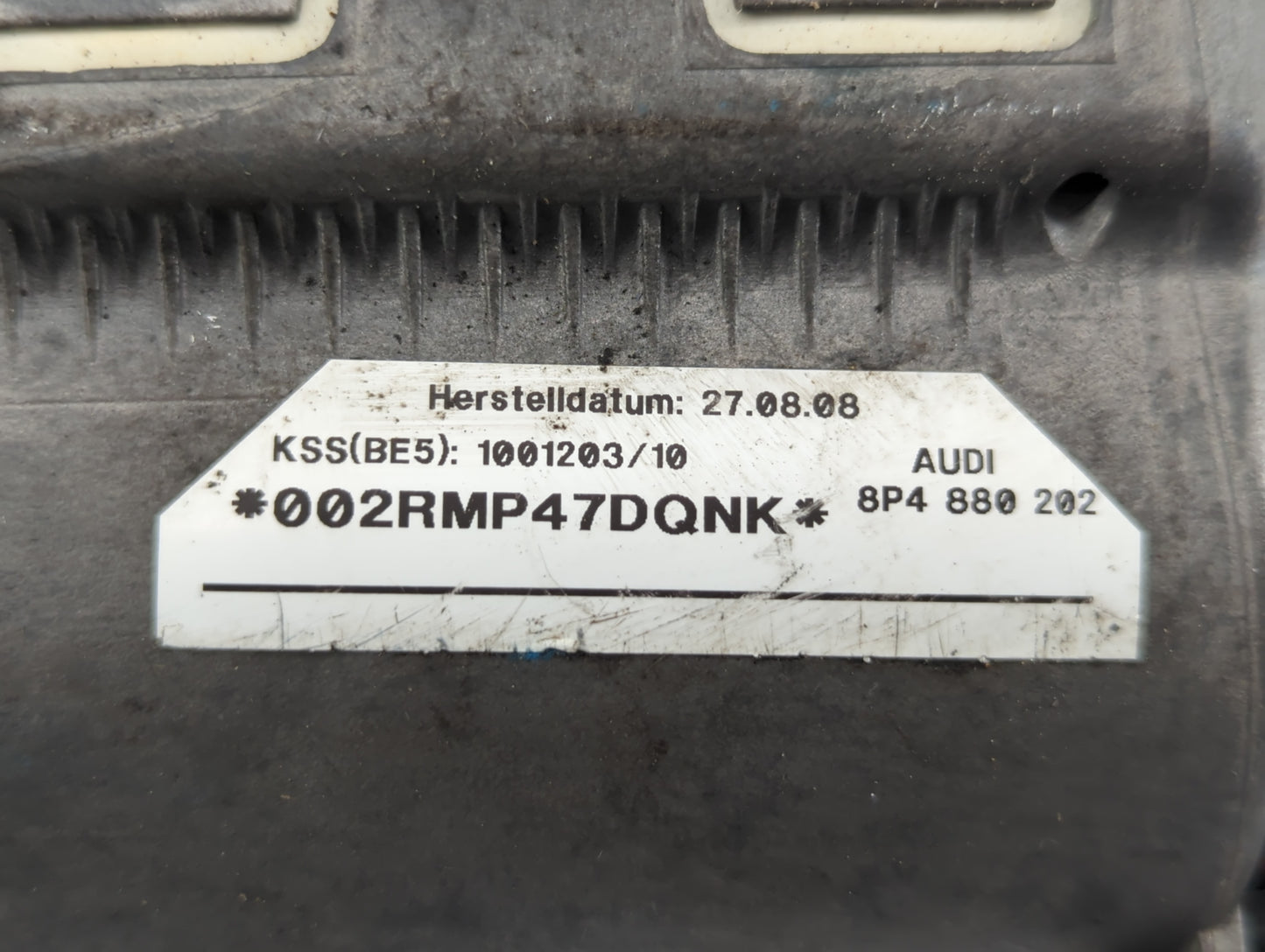 2009-2013 Audi A3 Air Bag Passenger Right Dashboard Oem - Oemusedautoparts1.com