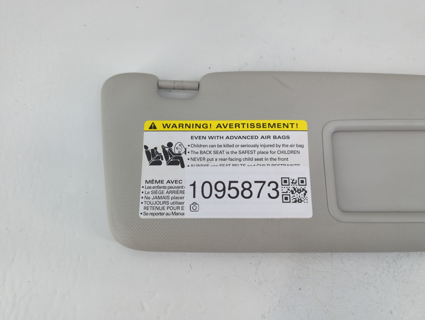 2009-2012 Audi A4 Sun Visor Shade Replacement Passenger Right Mirror Fits Fits 2009 2010 2011 2012 OEM Used Auto Parts - Oem