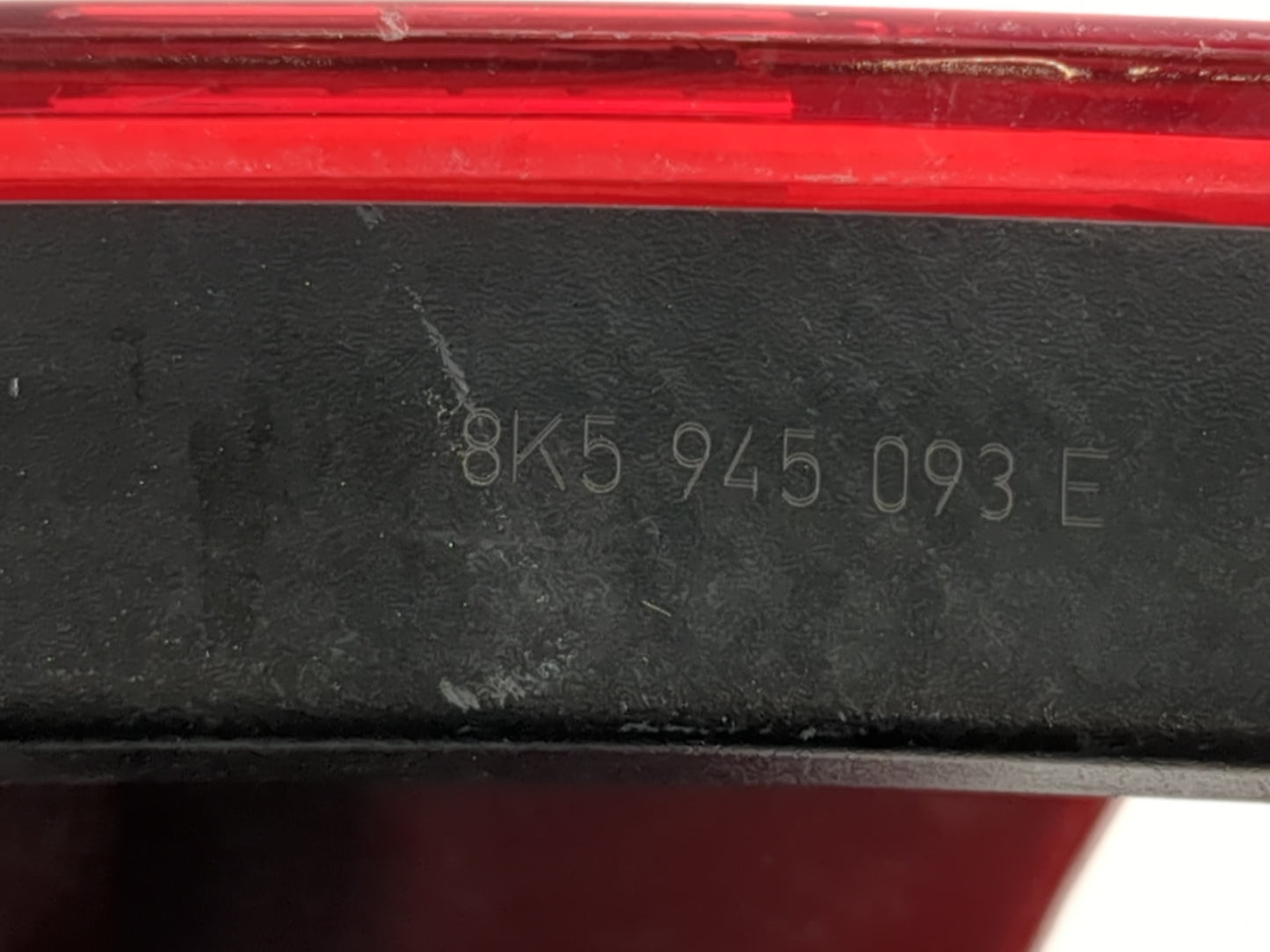 2009-2012 Audi A4 Tail Light Assembly Passenger Right OEM P/N:8K5 945 093 E Fits Fits 2009 2010 2011 2012 OEM Used Auto Part