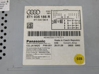2009 Audi A4 Radio AM FM Cd Player Receiver Replacement P/N:8T1 035 186 R Fits OEM Used Auto Parts - Oemusedautoparts1.com
