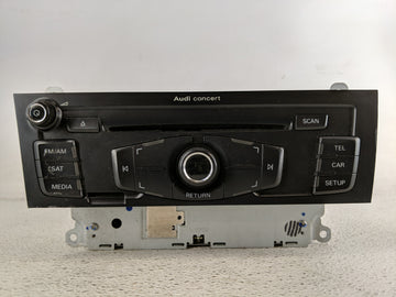 2009 Audi A4 Radio AM FM Cd Player Receiver Replacement P/N:8T1 035 186 K Fits OEM Used Auto Parts - Oemusedautoparts1.com