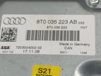 2009-2010 Audi A4 Radio AM FM Cd Player Receiver Replacement P/N:8T0 035 223 AB Fits Fits 2009 2010 OEM Used Auto Parts - Oe