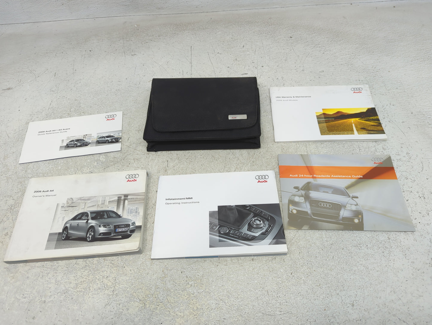 2009 Audi A4 Owners Manual Book Guide P/N:291 561 8K2 OEM Used Auto Parts - Oemusedautoparts1.com