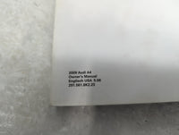 2009 Audi A4 Owners Manual Book Guide P/N:291 561 8K2 OEM Used Auto Parts - Oemusedautoparts1.com