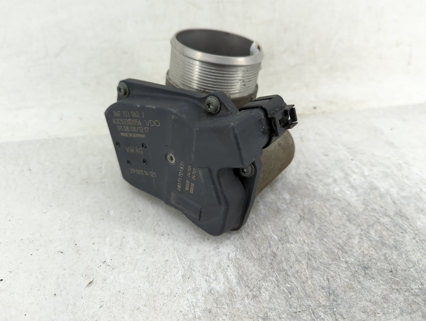 2005-2016 Audi A4 Throttle Body P/N:A2C53302056 06F 133 062 J Fits OEM Used Auto Parts - Oemusedautoparts1.com