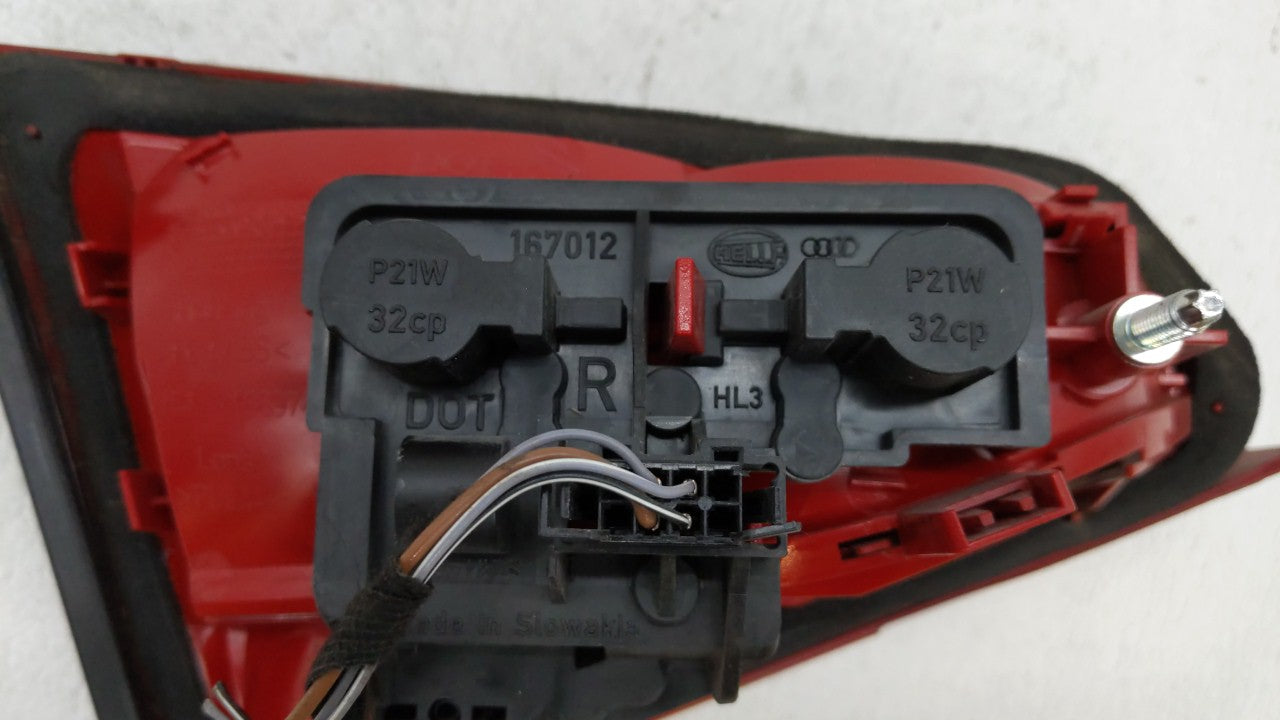 2009-2012 Audi A4 Tail Light Assembly Passenger Right OEM Fits Fits 2009 2010 2011 2012 OEM Used Auto Parts - Oemusedautopar