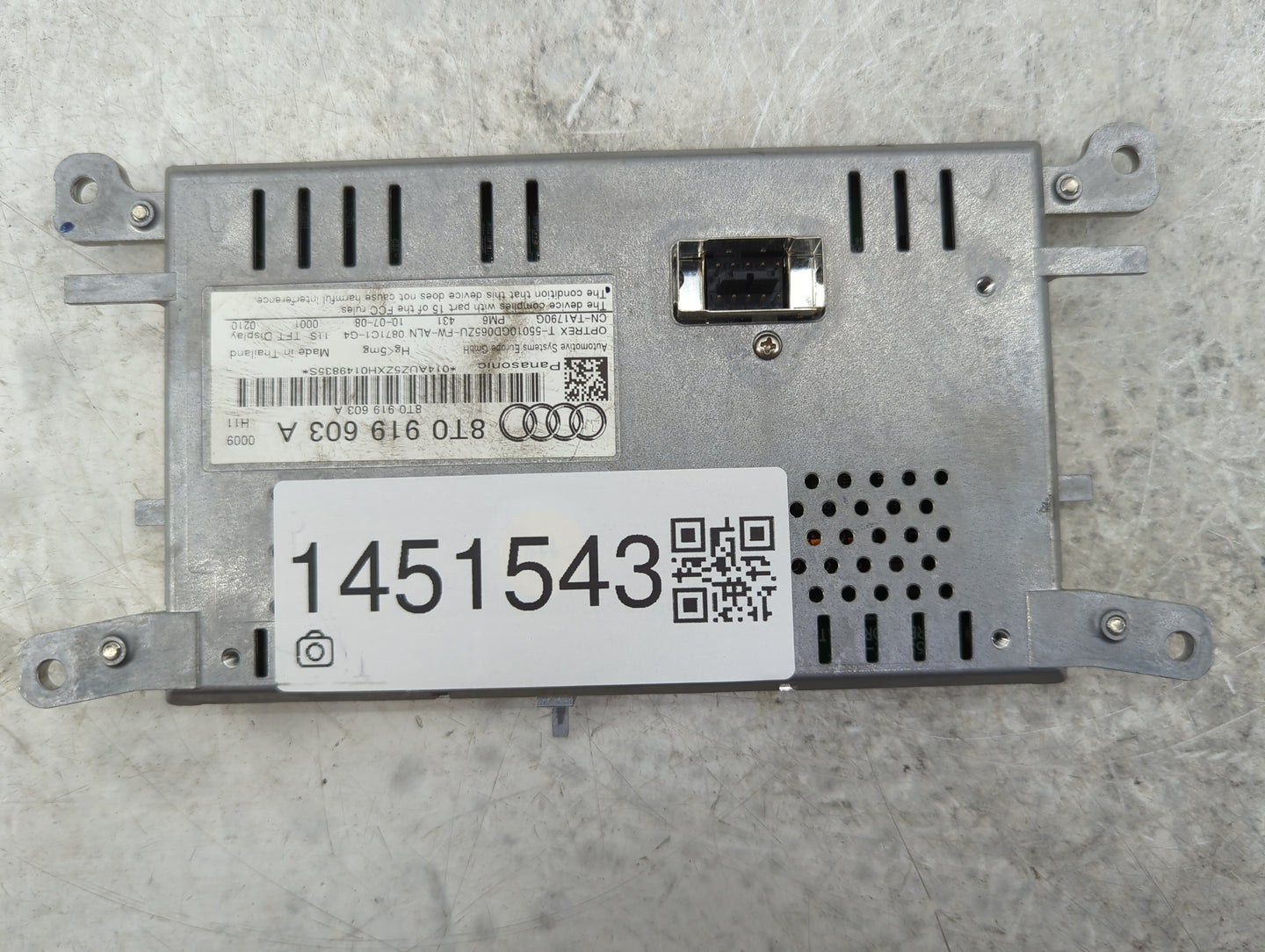 2009-2016 Audi A4 Information Display Screen - Oemusedautoparts1.com