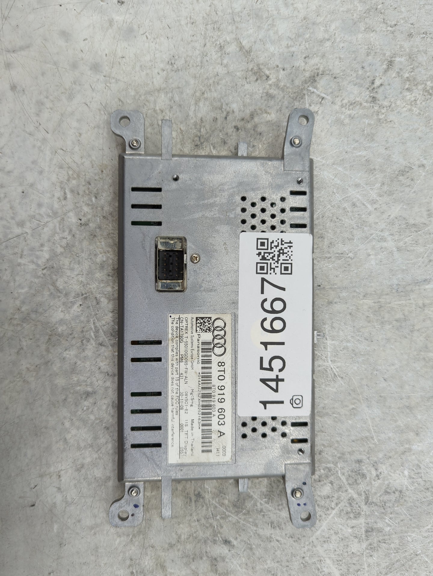 2009-2016 Audi A4 Information Display Screen 1451667 - Oemusedautoparts1.com