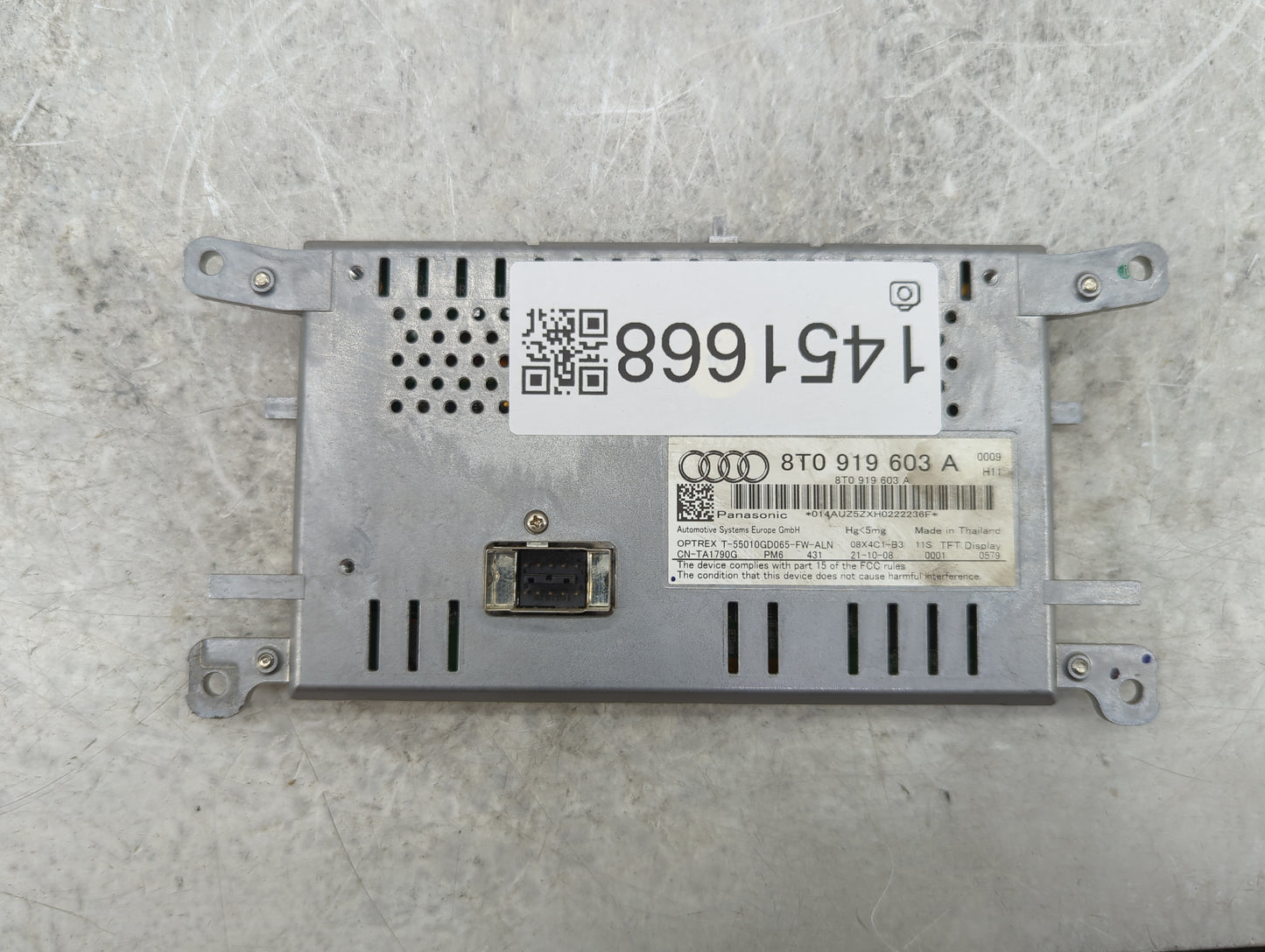 2009-2016 Audi A4 Information Display Screen - Oemusedautoparts1.com