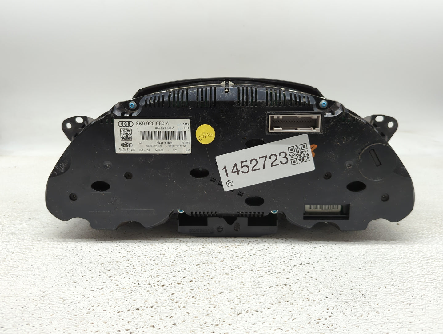 2009 Audi A4 Instrument Cluster Speedometer Gauges P/N:8K0920950A 503001621406 Fits OEM Used Auto Parts - Oemusedautoparts1.