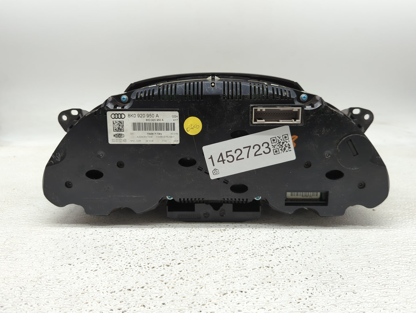 2009 Audi A4 Instrument Cluster Speedometer Gauges P/N:8K0920950A 503001621406 Fits OEM Used Auto Parts - Oemusedautoparts1.