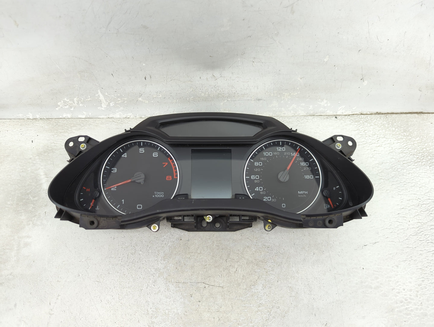 2009 Audi A4 Instrument Cluster Speedometer Gauges P/N:8K0 920 950 A Miles: Fits OEM Used Auto Parts - Oemusedautoparts1.com