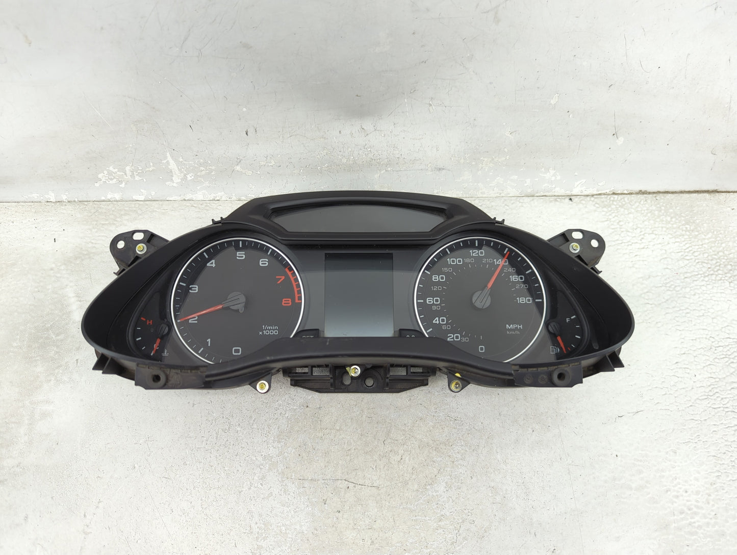 2009 Audi A4 Instrument Cluster Speedometer Gauges P/N:8K0 920 950 A Miles: Fits OEM Used Auto Parts - Oemusedautoparts1.com
