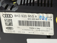 2009 Audi A4 Instrument Cluster Speedometer Gauges P/N:8K0 920 950 A Miles: Fits OEM Used Auto Parts - Oemusedautoparts1.com