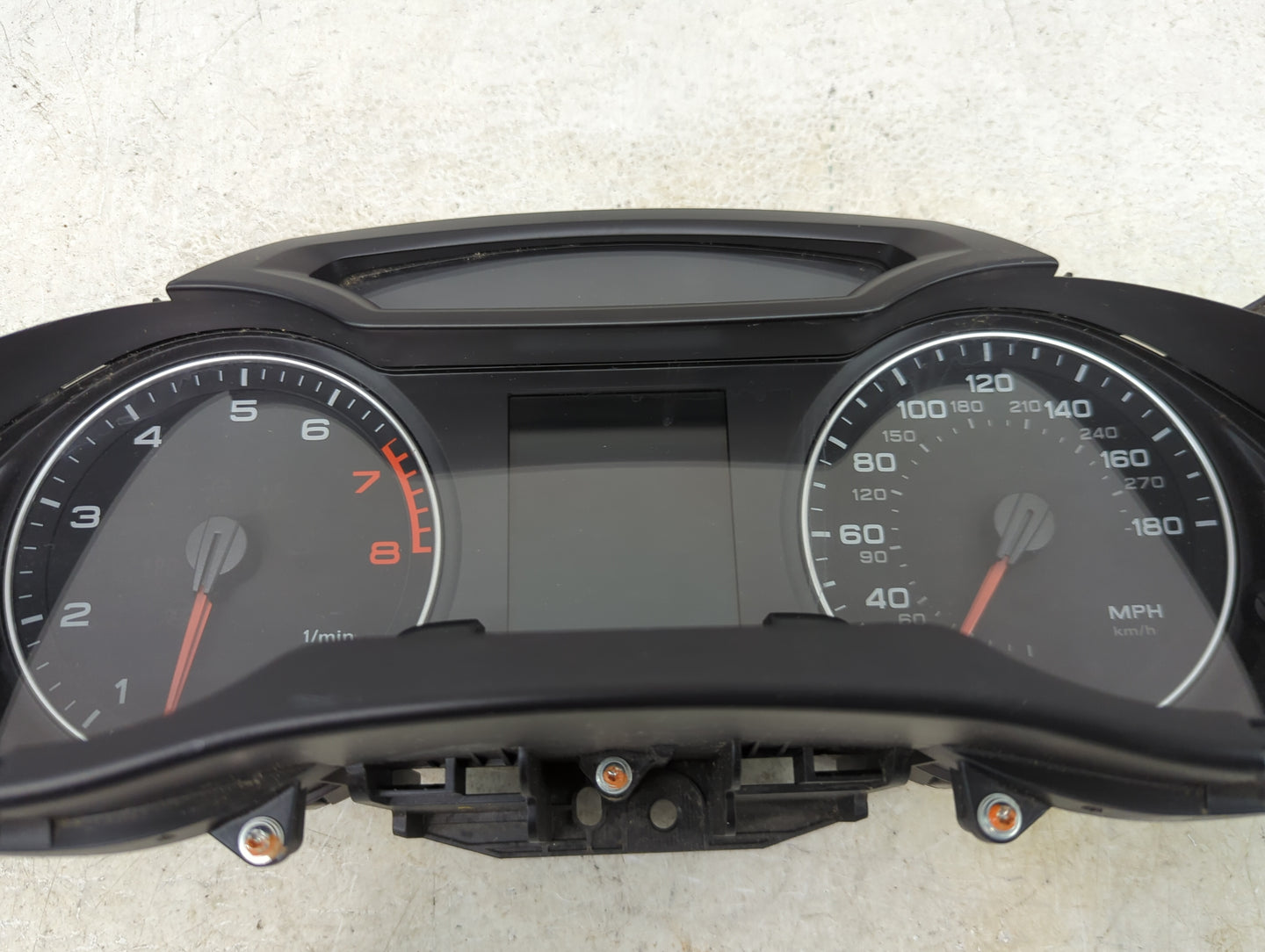 2009 Audi A4 Instrument Cluster Speedometer Gauges P/N:8K0920980A 503001523305 Miles: Fits OEM Used Auto Parts - Oemusedauto
