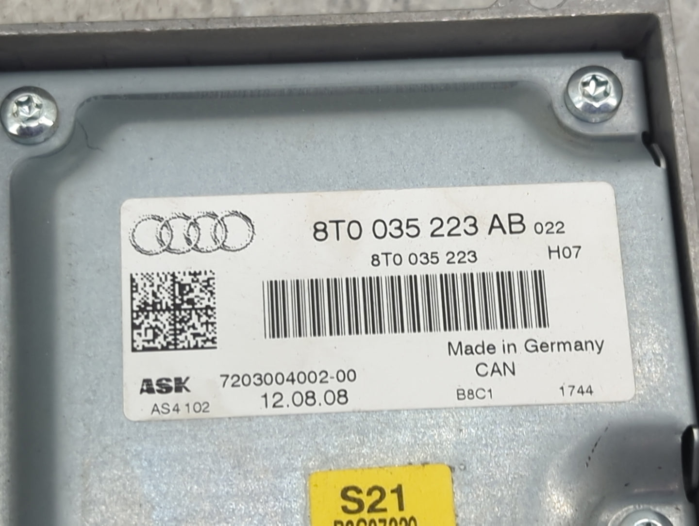 2009-2010 Audi A4 Radio Speaker Amplifier 1456117 - Oemusedautoparts1.com