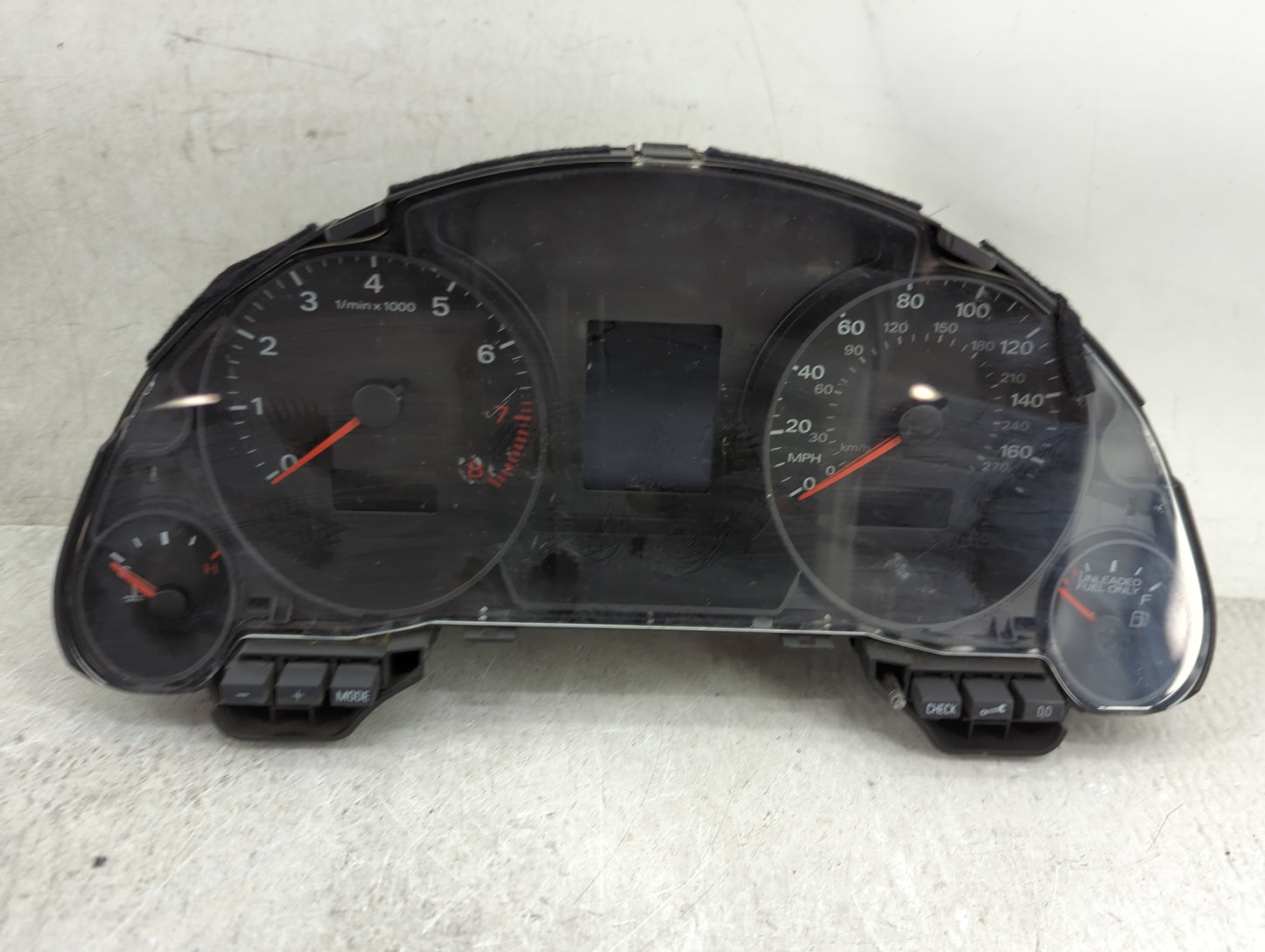 2007-2009 Audi A4 Instrument Cluster Speedometer Gauges P/N:0263642064 Miles: Fits Fits 2007 2008 2009 OEM Used Auto Parts -