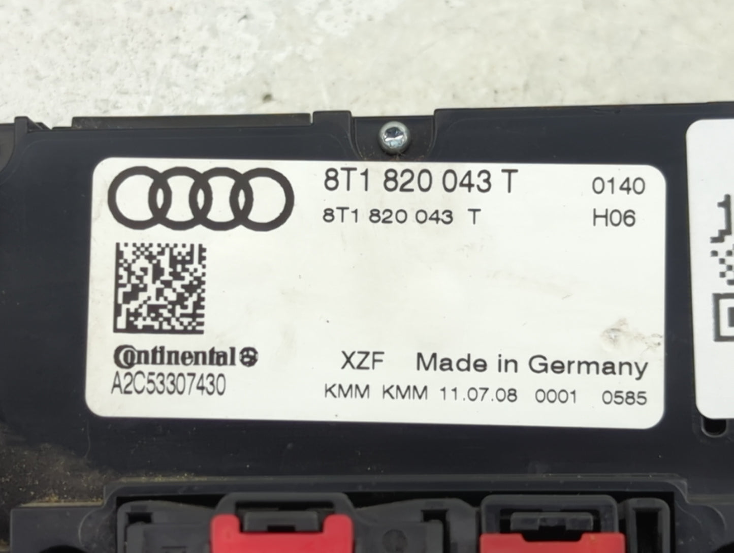2009-2012 Audi A4 Climate Control Module Temperature AC/Heater Replacement P/N:8T1 820 043 T Fits Fits 2008 2009 2010 2011 2