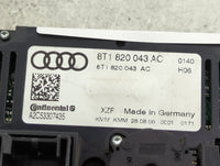 2009-2012 Audi A4 Climate Control Module Temperature AC/Heater Replacement P/N:8T1 820 043 AC Fits OEM Used Auto Parts - Oem