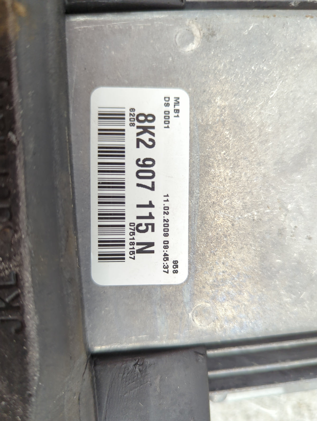 2009 Audi A4 PCM Engine Control Computer ECU ECM PCU OEM P/N:8K2 907 115 N 8K0 907 552 A Fits OEM Used Auto Parts - Oemuseda