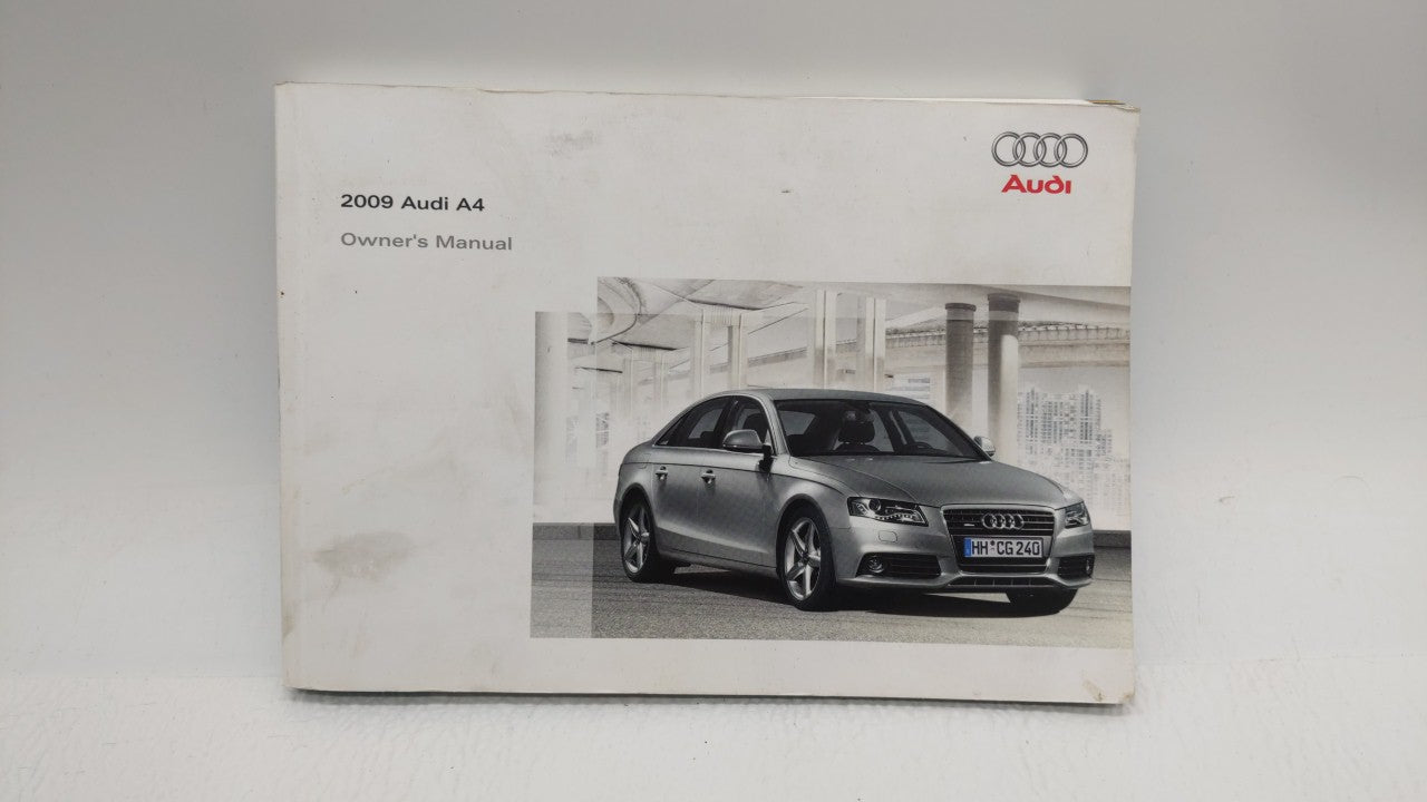 2009 Audi A4 Owners Manual Book Guide OEM Used Auto Parts - Oemusedautoparts1.com