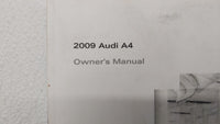 2009 Audi A4 Owners Manual Book Guide OEM Used Auto Parts - Oemusedautoparts1.com